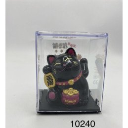 KOTEK SZCZĘŚCIA MACHAJĄCY ŁAPKA MINI SOLAR  LUCKY CAT
