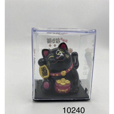 KOTEK SZCZĘŚCIA MACHAJĄCY ŁAPKA MINI SOLAR  LUCKY CAT