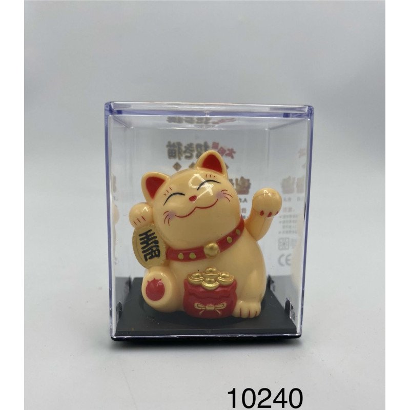 KOTEK SZCZĘŚCIA MACHAJĄCY ŁAPKA MINI SOLAR LUCKY CAT KOTEK SZCZĘŚCIA MACHAJĄCY ŁAPKA MINI SOLAR LUCKY CAT