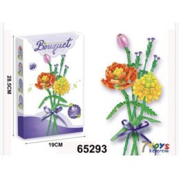KLOCKI 300PCS+ KWIATY BOUGUET