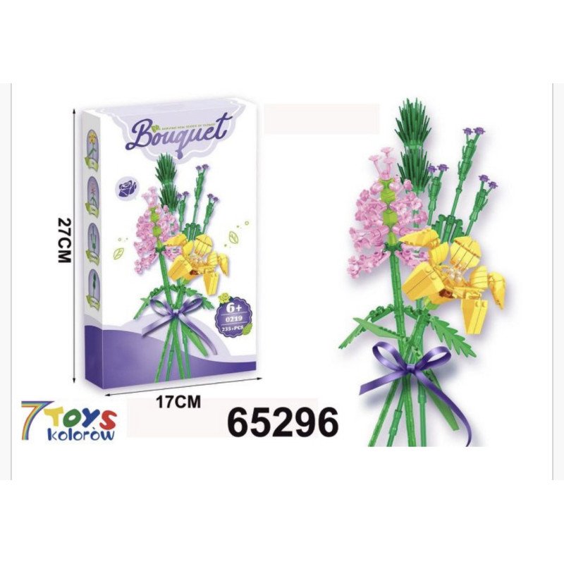KLOCKI 235PCS+ KWIATY BOUGUET KLOCKI 235PCS+ KWIATY BOUGUET