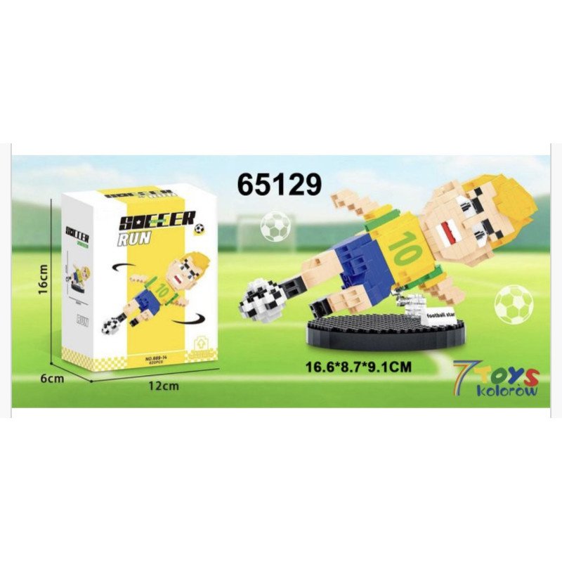KLOCKI 520PCS SOCCER RUN