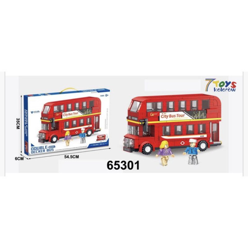 KLOCKI AUTOBUS PIĘTROWY 391PCS