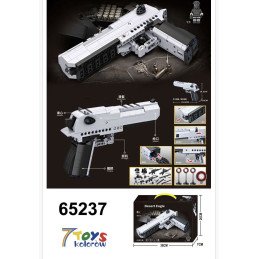 KLOCKI ZESTAW KLOCKÓW DO MONTAŻU PISTOLETU 415PCS+