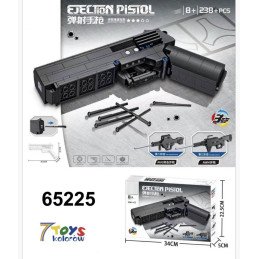 KLOCKI ZESTAW KLOCKÓW DO MONTAŻU PISTOLETU 238PCS+