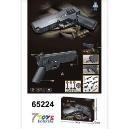KLOCKI ZESTAW KLOCKÓW DO MONTAŻU PISTOLETU 303PCS+