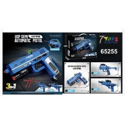 KLOCKI ZESTAW KLOCKÓW DO MONTAŻU PISTOLETU 312PCS