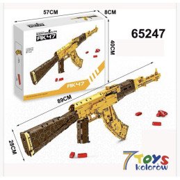 KLOCKI ZESTAW KLOCKÓW DO MONTAŻU PISTOLETU 1548PCS