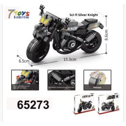 MOTOCYKL Z KLOCKÓW KLOCKI