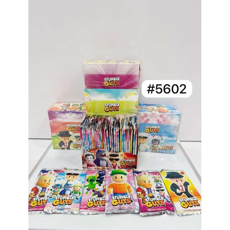 KARTY STUMBLE GUYS 36 SZSZETEK MEGA BOX 288 KART KARTY STUMBLE GUYS 36 SZSZETEK MEGA BOX 288 KART