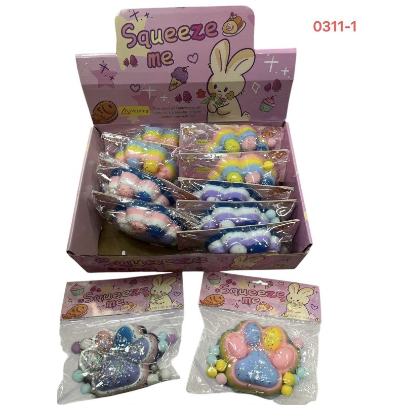 SQUISHY GNIOTEK ŁAPKI DUŻY SQUISHY GNIOTEK ŁAPKI DUŻY