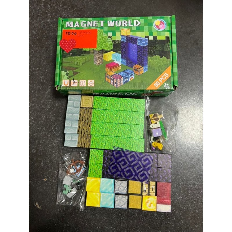 KLOCKI MAGNETYCZNE MINECRAFT KLOCKI MAGNETYCZNE MINECRAFT