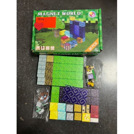 KLOCKI MAGNETYCZNE MINECRAFT