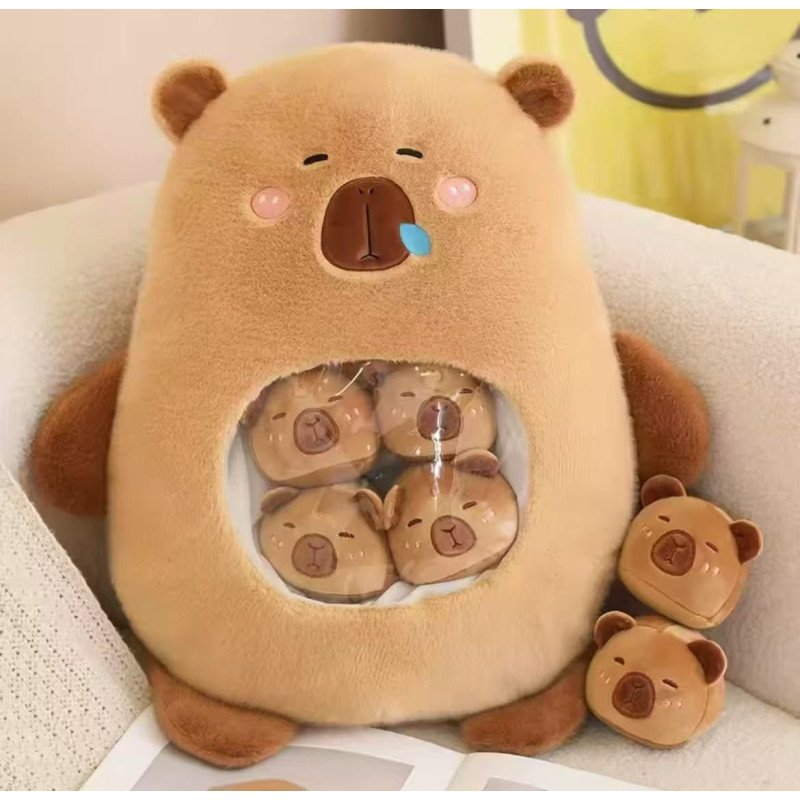 PODUSZKA SNACK MASKOTKA KAPIBARA 45CM PODUSZKA SNACK MASKOTKA KAPIBARA 45CM
