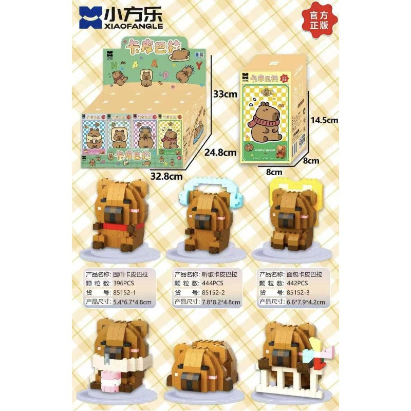 KLOCKI 396-529PCS KAPIBARA KLOCKI 396-529PCS KAPIBARA
