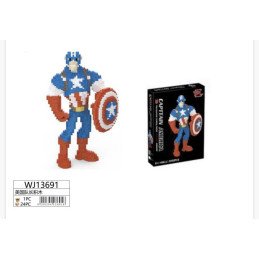 DUŻY KLOCKI 2460PCS CAPTAIN AMERICAN