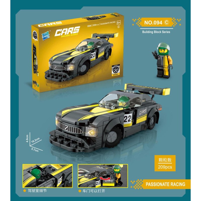 KLOCKI 209PCS CARS KLOCKI 209PCS CARS