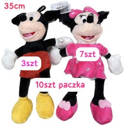 PLUSZOWA MASKOTKA  MICKEY MINNIE 35CM