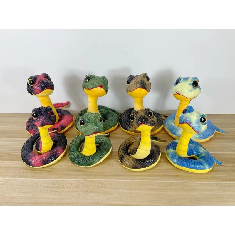 PLUSZOWA MASKOTKA WĘŻE 22CM PLUSZOWA MASKOTKA WĘŻE 22CM