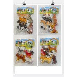 6SZT FIGURKI GUMOWE ZWIERZĘ MY FARM