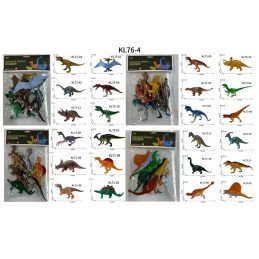 6SZT FIGURKI GUMOWE DINOZAURY