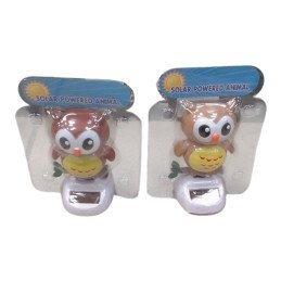 ZABAWKA MINI FIGURKA SOLARNA SOWA