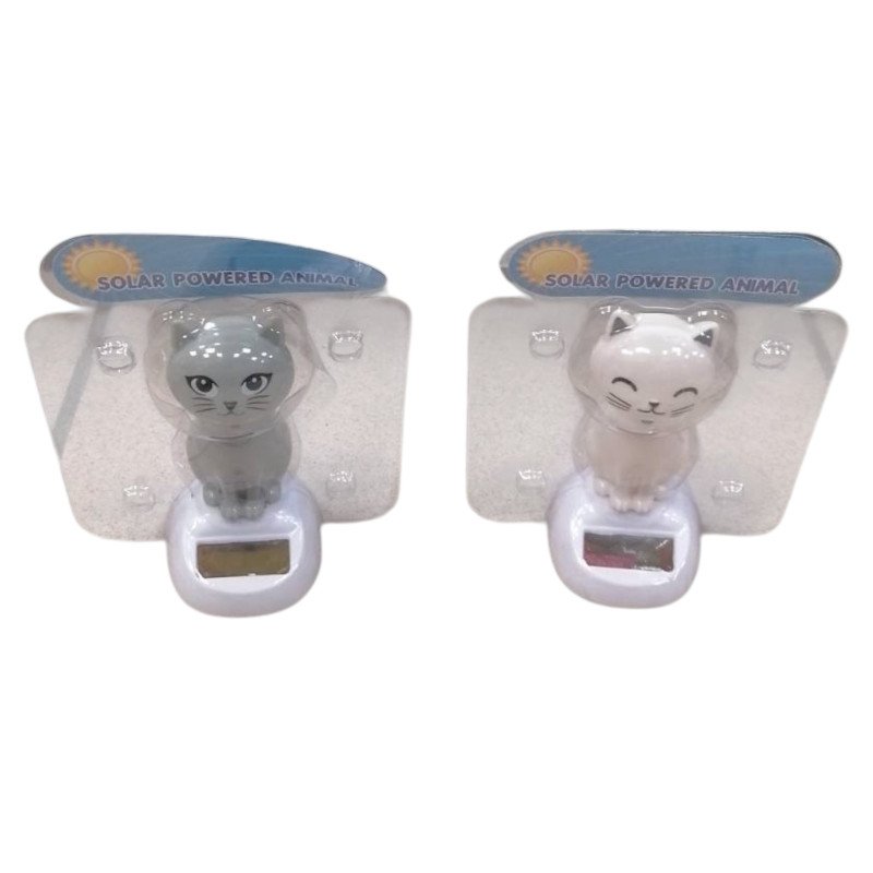ZABAWKA MINI FIGURKA SOLARNA KOTEK ZABAWKA MINI FIGURKA SOLARNA KOTEK