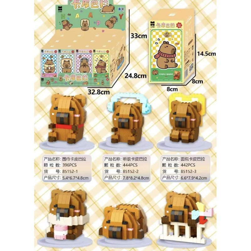 KLOCKI 396-529PCS KAPIBARA KLOCKI 396-529PCS KAPIBARA