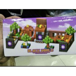 KLOCKI 53PCS MAGNETYCZNE MINECRAFT