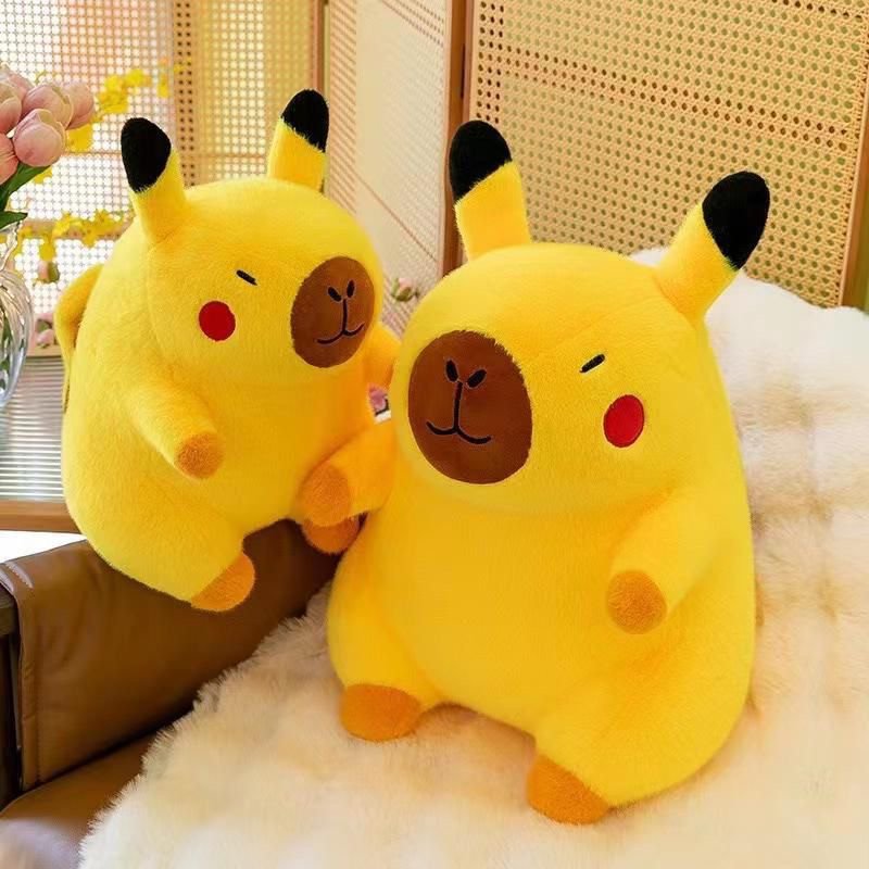 PLUSZOWA MASKOTKA KAPIBARA PIKACHU 30CM PLUSZOWA MASKOTKA KAPIBARA PIKACHU 30CM