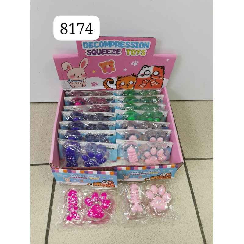 SQUISHY GNIOTEK 2W1 ŁAPKA I RYBA SQUISHY GNIOTEK 2W1 ŁAPKA I RYBA