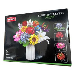 KLOCKI BUKIET KWIATÓW 1064PCS FLOWERS