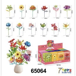 KLOCKI KWIATY BOUQUET