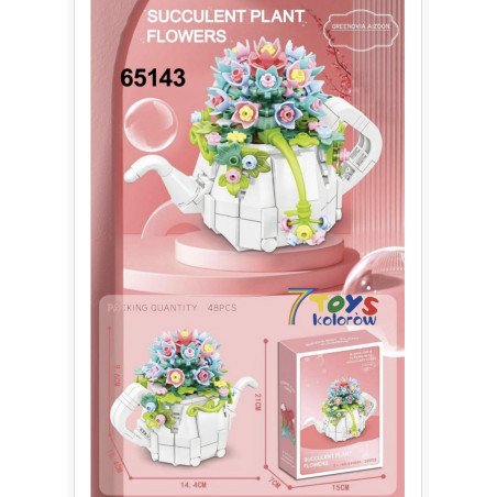 KLOCKI KWIATY SUCCULENT PLANT FLOWERS