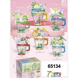 KLOCKI KWIATY BUBBLE WATER