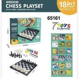 GRA WISDOM CHESS PLAYSET 18 IN 1