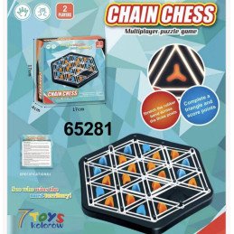 TRIGGLE GRA W TRÓJKĄTY ZRĘCZNOŚCIOWA LOGICZNA TRIANGLE CHESS GUMKI