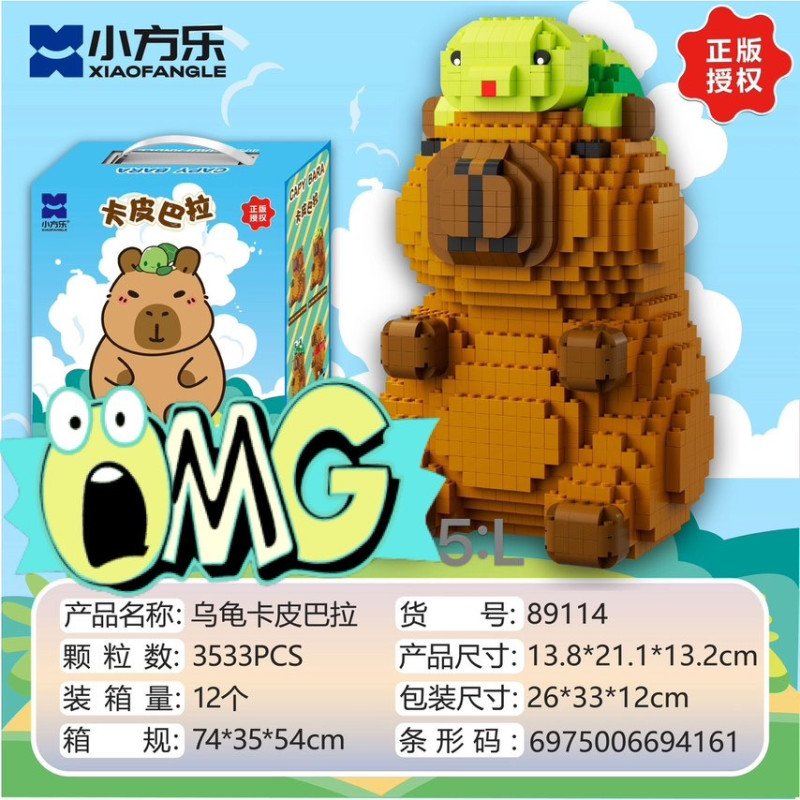 KLOCKI 3533PCS KAPIBARA KLOCKI 3533PCS KAPIBARA