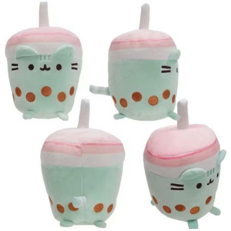 PLUSZOWA MASKOTKA KOCI PUSHEEN BUBBLE TEA 20CM