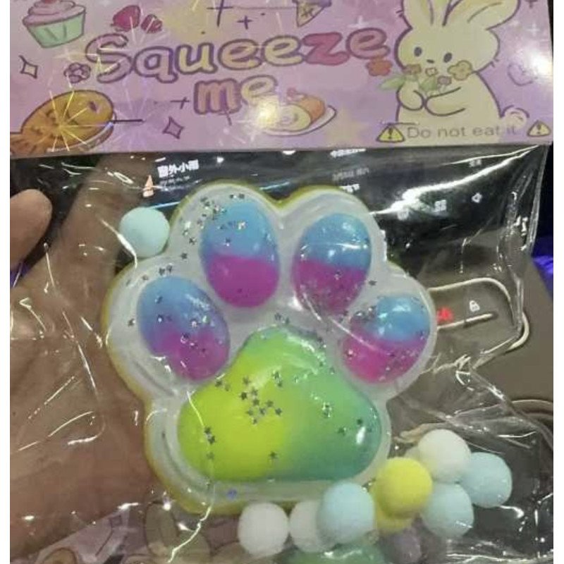 SQUISHY GNIOTEK KOCIA ŁAPKA DUŻA SQUISHY GNIOTEK KOCIA ŁAPKA DUŻA