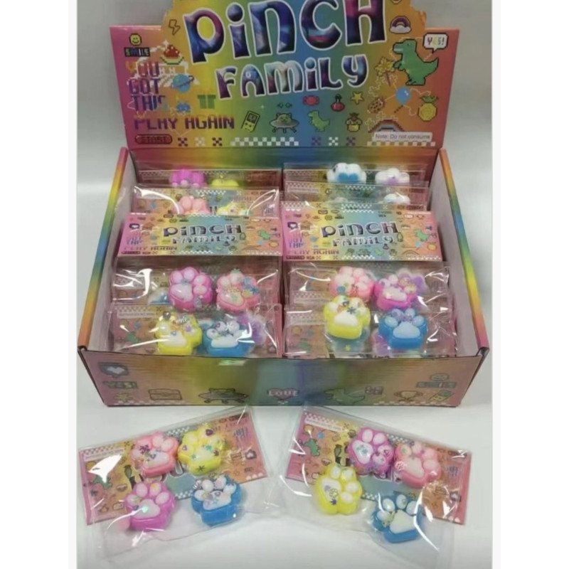 SQUISHY GNIOTEK 4PCS KOCIA ŁAPKA 60G SQUISHY GNIOTEK 4PCS KOCIA ŁAPKA 60G