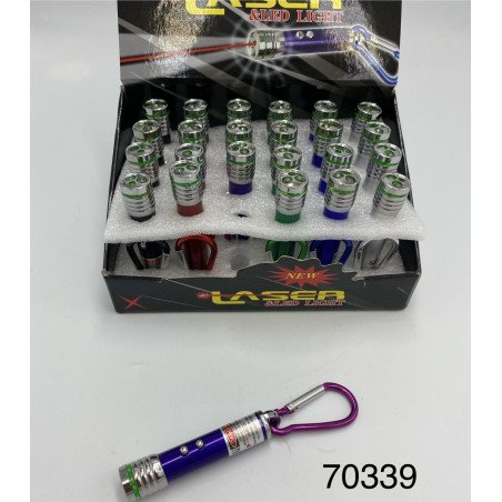 LATARKA Z LASEREM