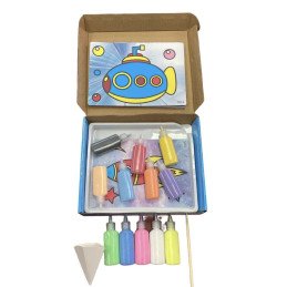 ZABAWKA MALOWANIE PIASKIEM DIY
