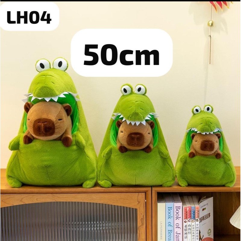 PLUSZOWA MASKOTKA 2W1 DINOZAUR KAPIBARA 50CM PLUSZOWA MASKOTKA 2W1 DINOZAUR KAPIBARA 50CM