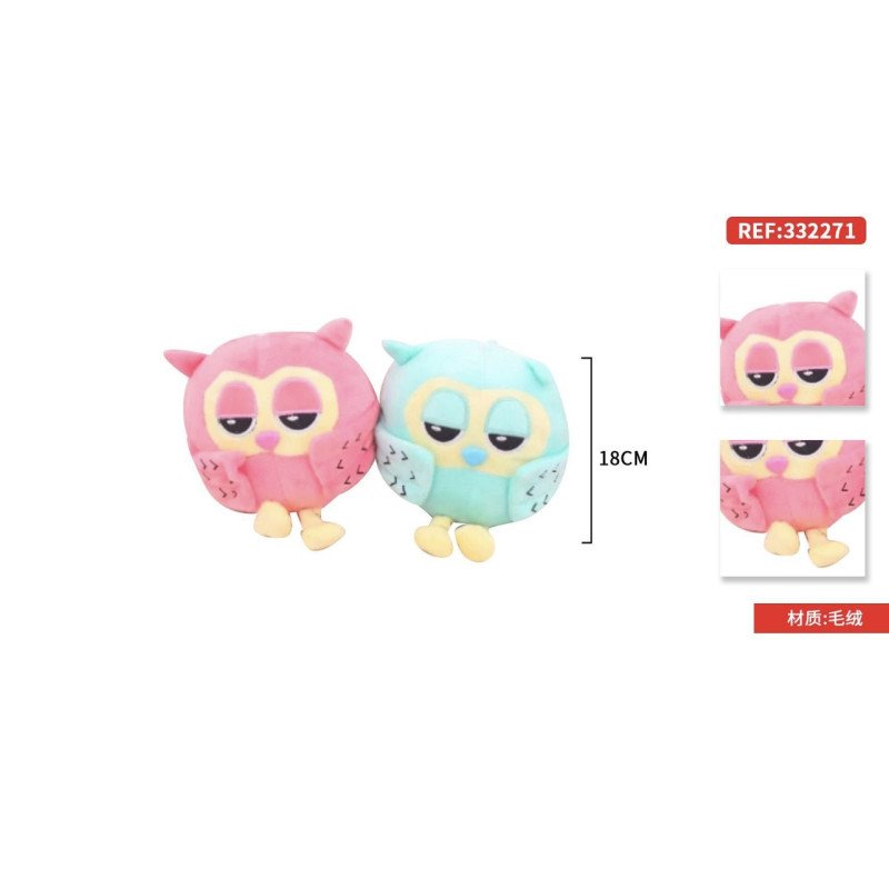 PLUSZOWA MASKOTKA SOWA 18CM