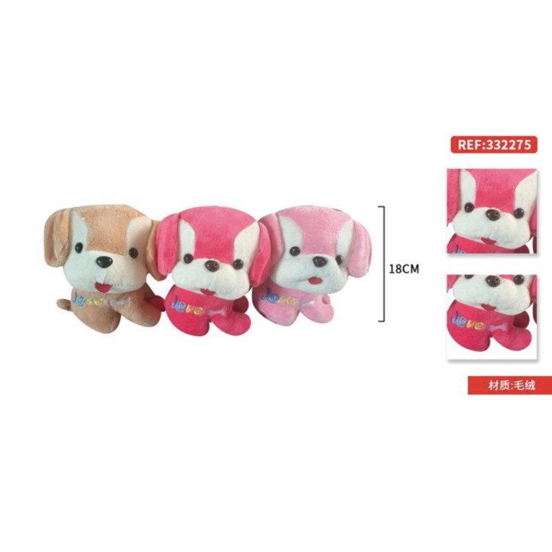 PLUSZOWA MASKOTKA PIESEK 18CM