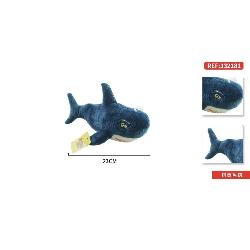 PLUSZOWA MASKOTKA SHARK 18CM PLUSZOWA MASKOTKA SHARK 18CM