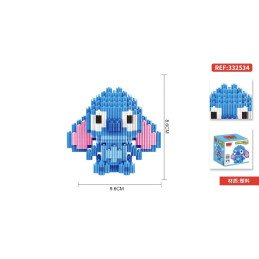 KLOCKI 320PCS STITCH NIEBIESKI