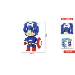 KLOCKI 360PCS CAPTAIN AMERICA