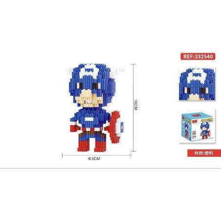 KLOCKI 360PCS CAPTAIN AMERICA